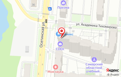 Автошкола СОУК на Осетинской улице на карте