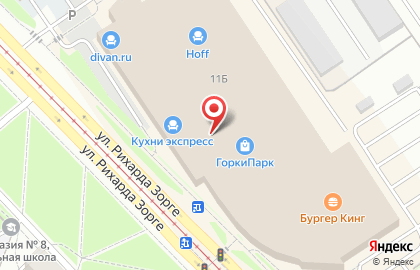 Банкомат АК Барс на улице Рихарда Зорге, 11б на карте