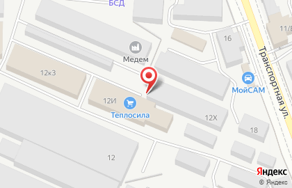 Торговая компания Химпромторг на Фабричной улице на карте