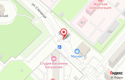Павильон Бристоль экспресс на улице Степанца на карте