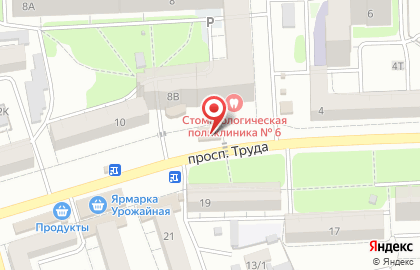 Фирменный киоск Донской мясокомбинат в Коминтерновском районе на карте