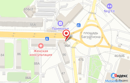 Точка продажи пян-се Синэргос в Советском районе на карте