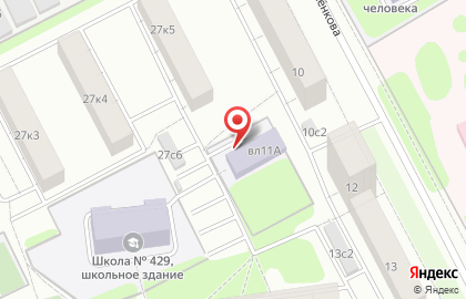 Школа Соколиная гора №429 с дошкольным отделением на Соколиной Горе на карте