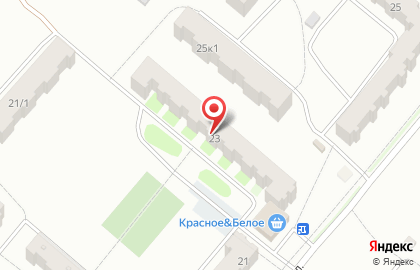 Супермаркет Красное & Белое на Коммунальной улице на карте