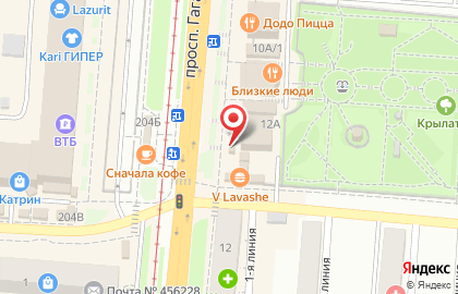 Букетная мастерская Лейка в Челябинске на карте