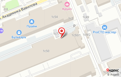 Магазин товаров для шитья на улице Академика Вавилова на карте