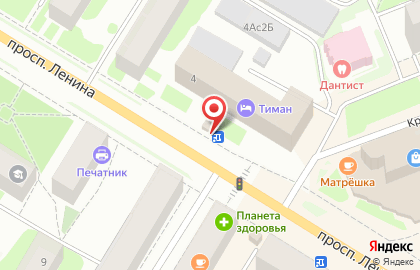 Магазин овощей и фруктов на проспекте Ленина на карте