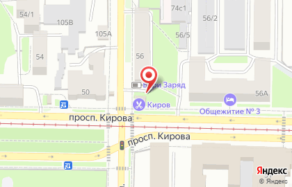 Салон красоты Елена на проспекте Кирова на карте
