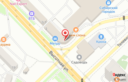 Академия сибирских цирковых искусств на Высотной улице на карте