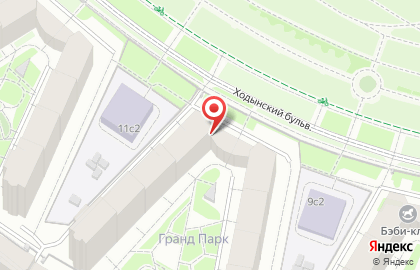 Образовательный центр Гарантия Знаний на Ходынском бульваре на карте