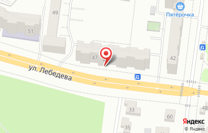 Салон мебели Мебельград на улице Лебедева на карте