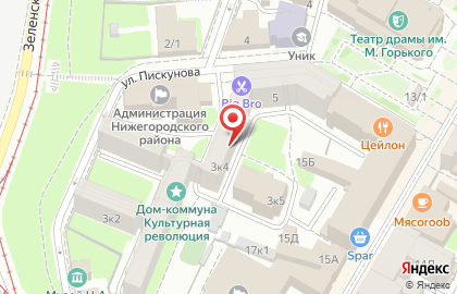 Любимец на улице Пискунова на карте