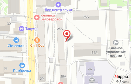 Продуктовый магазин на ул. Энтузиастов, 25А на карте