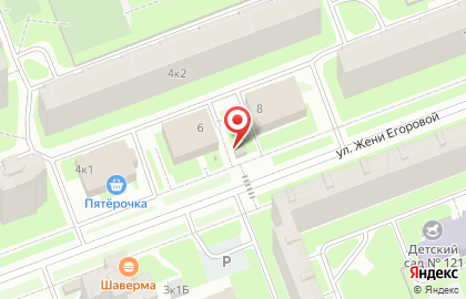 Магазин продуктов в Санкт-Петербурге на карте