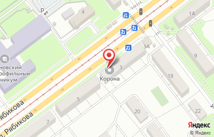 Ломбард Корона в Ульяновске на карте
