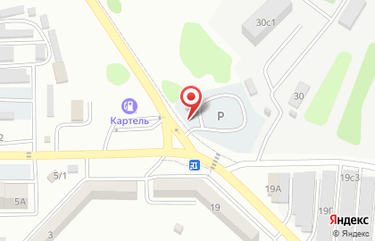 Автостоянка на Красноармейской на карте
