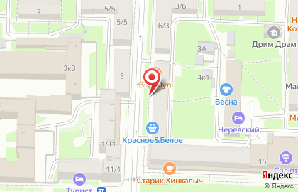 Центр на карте