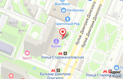 Ортопедический салон ОРТЕКА на бульваре Дмитрия Донского на карте