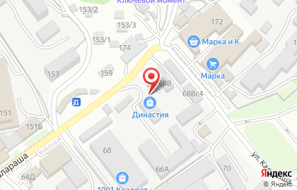 Строймаркет Уста в Лазаревском районе на карте