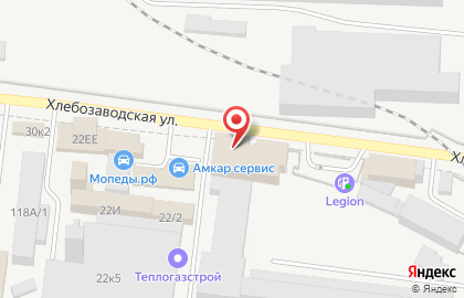 Центр запчастей Автоленд на Хлебозаводской улице на карте