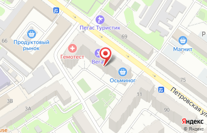 Магазин винных напитков Millstream на Петровской улице на карте