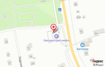 АЗС Уралконтрактнефть на Красногвардейской улице на карте