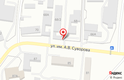 Сауна Суворовская на карте