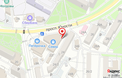 Кондитерская Артемида на проспекте Юности на карте