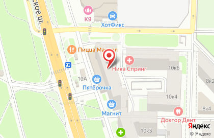 Сеть супермаркетов Магнит в Нижегородском районе на карте