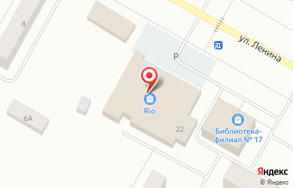 Рио на улице Ленина на карте