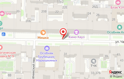 Товары из Финляндии на улице Чайковского на карте