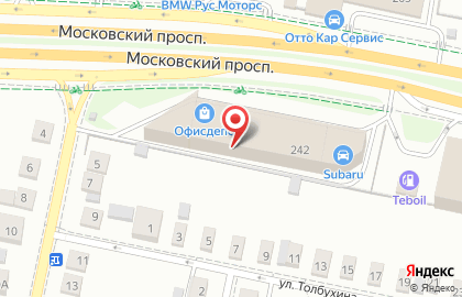 Магазин Розетка39 на Московском проспекте на карте