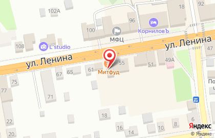 Ganesha на улице Ленина на карте