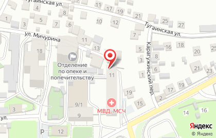 Поликлиника Медико-санитарная часть МВД России по Республики Алтай на карте