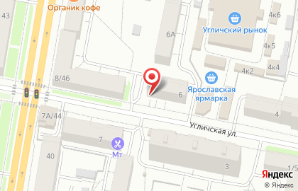 Продуктовый магазин в Ярославле на карте