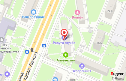 Медицинская лаборатория Гемотест на проспекте Ленина, 26 на карте