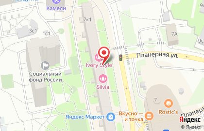 Пункт выдачи заказов Faberlic на Планерной улице на карте