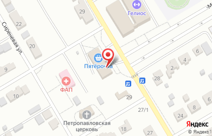 Супермаркет Пятёрочка на Центральной улице на карте