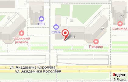Салон молодости и красоты Кармен на улице Академика Королёва на карте