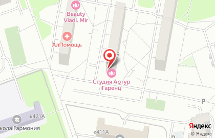 Океан путешествий на Центральном проспекте на карте