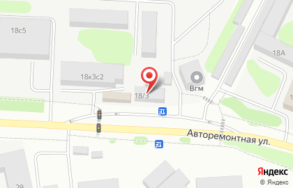 Торгово-сервисный центр Автостарт на Авторемонтной улице на карте
