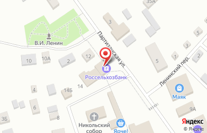 Магазин Мир цветов на Партизанской улице на карте