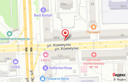 Депутатский центр Центрального района партии Единая Россия на карте