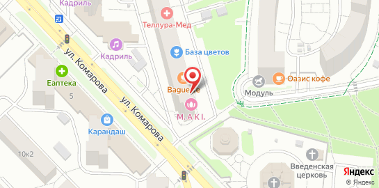 Студия красоты M.A.K.I. на карте