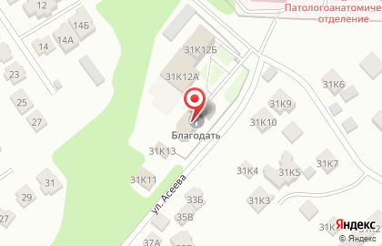 Церковь евангельских христиан-баптистов Благодать в Центральном районе на карте