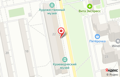 Старый город на улице Ленина на карте