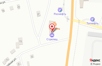 Гостинично-ресторанный комплекс Стрелец на Шоссейной улице на карте