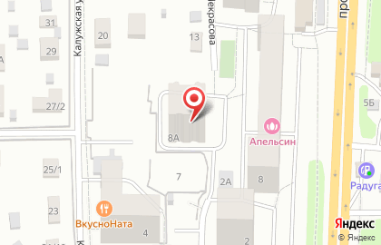 Автошкола Вираж на проспекте Ленина в Подольске на карте