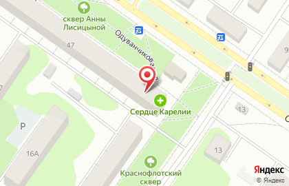 Аптека Сердце Карелии на Октябрьском проспекте на карте