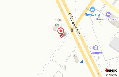 Киоск по продаже колбасных изделий в Центральном районе на карте